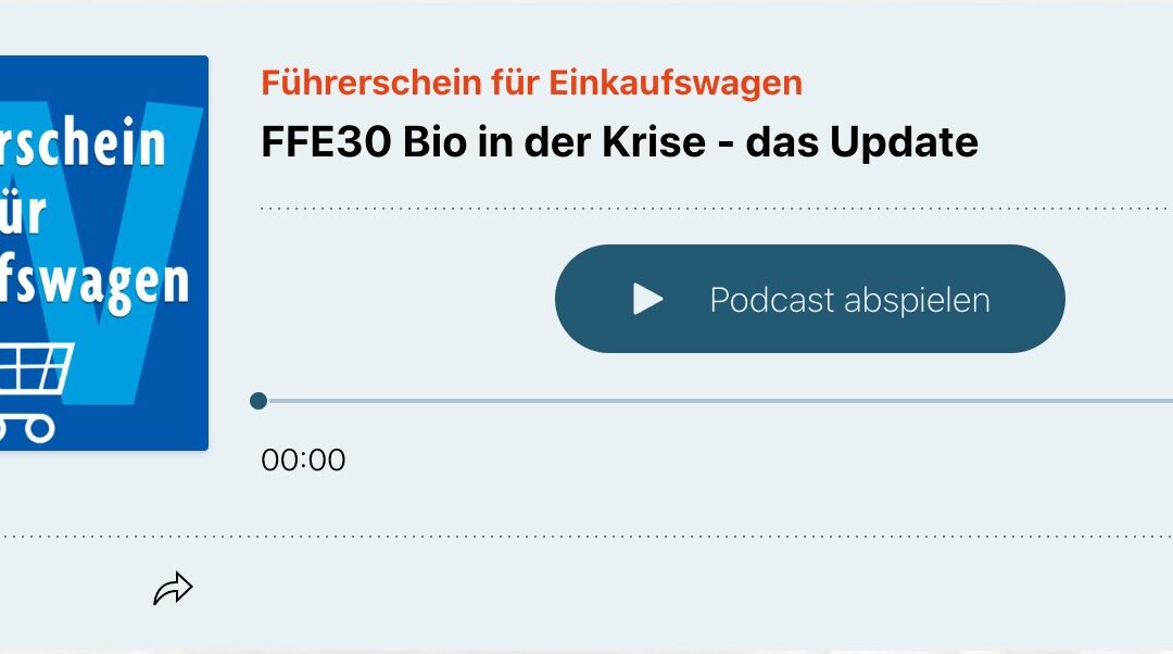 Podcast gesunde Ernährung – Bio in der Krise